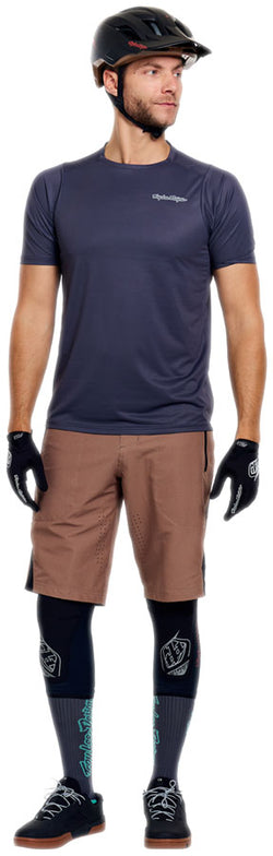 Troy Lee Designs Skyline Pro Short Sleeve Jersey   Mono Carbon, 2X-Large - Jersey - Skyline Pro Short Sleeve Jersey