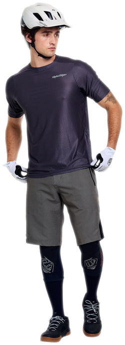 Troy Lee Designs Skyline Pro Air Short Sleeve Jersey   Mono Carbon, X-Large - Jersey - Skyline Pro Air Short Sleeve Jersey