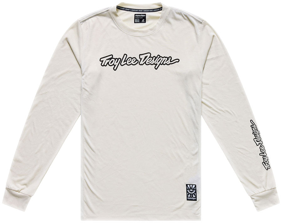 Troy Lee Designs Skyline Ride Long Sleeve Tee   Signature Pumice, Medium MPN: 383072033 UPC: 887202541230 Jersey Skyline Ride Long Sleeve Tee