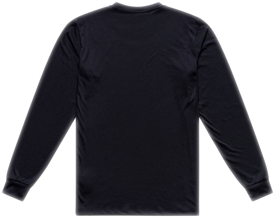 Troy Lee Designs Skyline Ride Long Sleeve Tee   Signature Black / Real Teal, Medium - Jersey - Skyline Ride Long Sleeve Tee