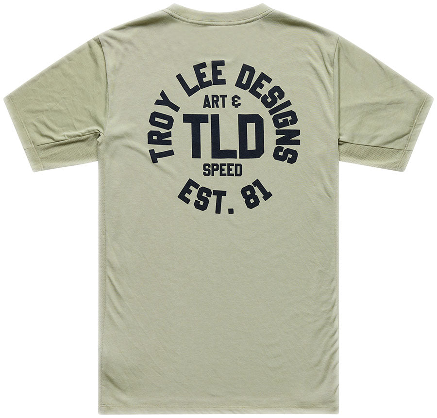 Troy Lee Designs Skyline Ride Short Sleeve Tee   Stamps Sage, Small - Jersey - Skyline Ride Short Sleeve Tee
