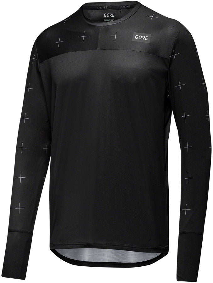 Gorewear Trail KPR Daily Jersey - Long Sleeve, Black, Men's, X-Large - Jersey - Trail KPR Daily Jersey - Men's