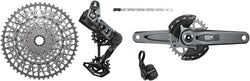 SRAM GX T-Type Eagle Transmission Groupset - 165mm Crank, 32t Chainring, AXS POD Controller, 10-52t Cassette, Rear - Kit-In-A-Box Mtn Group - GX Eagle AXS T-Type Transmission Groupset