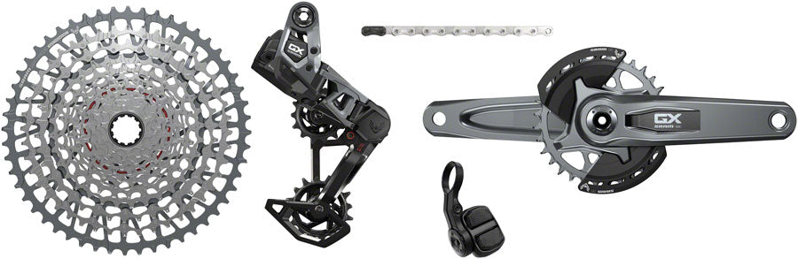 SRAM GX T-Type Eagle Transmission Groupset - 175mm Crank, 32t Chainring, AXS POD Controller, 10-52t Cassette, Rear - Kit-In-A-Box Mtn Group - GX Eagle AXS T-Type Transmission Groupset