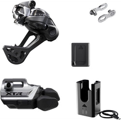 Shimano XTR M9250 Di2 Wireless Upgrade Kit - Includes M9250-SGS Rear Derailleur, M9250-IR I-Spec EV Shifter, Battery, MPN: IGPM9250UPG10 UPC: 192790928128 Kit-In-A-Box Mtn Group XTR M9250 Di2 Wireless Upgrade Kit