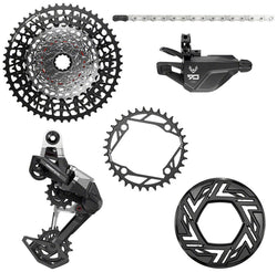 SRAM Eagle 90 Ebike Groupset - No Crank, 34T 104bcd, Clip-on Guard, Chain, XS-1275 10-52t, Single Click Shifter, Rear MPN: 00.7918.337.000 UPC: 710845911057 Kit-In-A-Box Mtn Group Eagle 90 Ebike Group