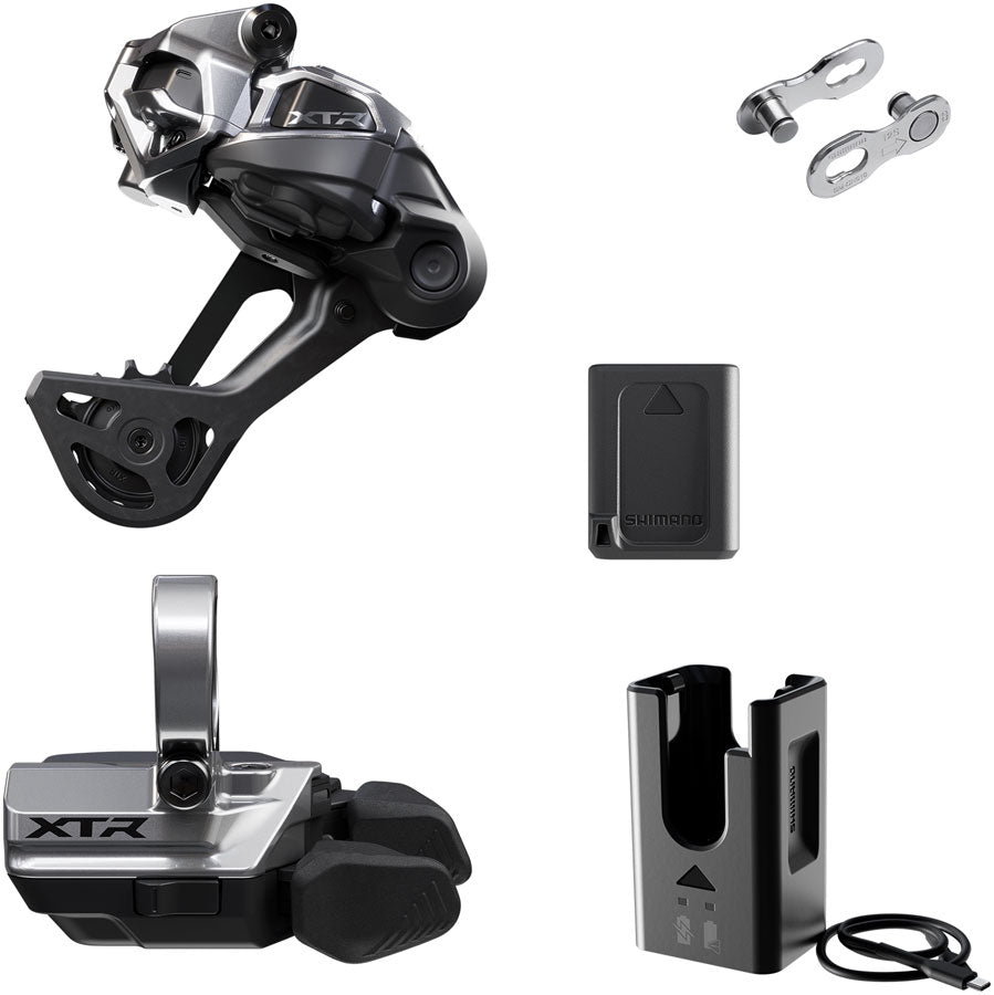 Shimano XTR M9250 Di2 Wireless Upgrade Kit - Includes M9250-SGS Rear Derailleur, M9250-R Shifter, Battery, Charger,