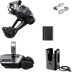 Shimano XTR M9250 Di2 Wireless Upgrade Kit - Includes M9250-SGS Rear Derailleur, M9250-R Shifter, Battery, Charger, MPN: IGPM9250UPG09 Kit-In-A-Box Mtn Group XTR M9250 Di2 Wireless Upgrade Kit