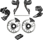 SRAM Force eTap AXS Road Groupset - 2x12-Speed, HRD Shift/Brake Levers, FM Calipers, CL Rotors, Chain, F/R Derailleurs, MPN: 00.7918.418.000 UPC: 710845929045 Kit-In-A-Box Road Group Force eTap AXS Electronic Groupset E1/E2