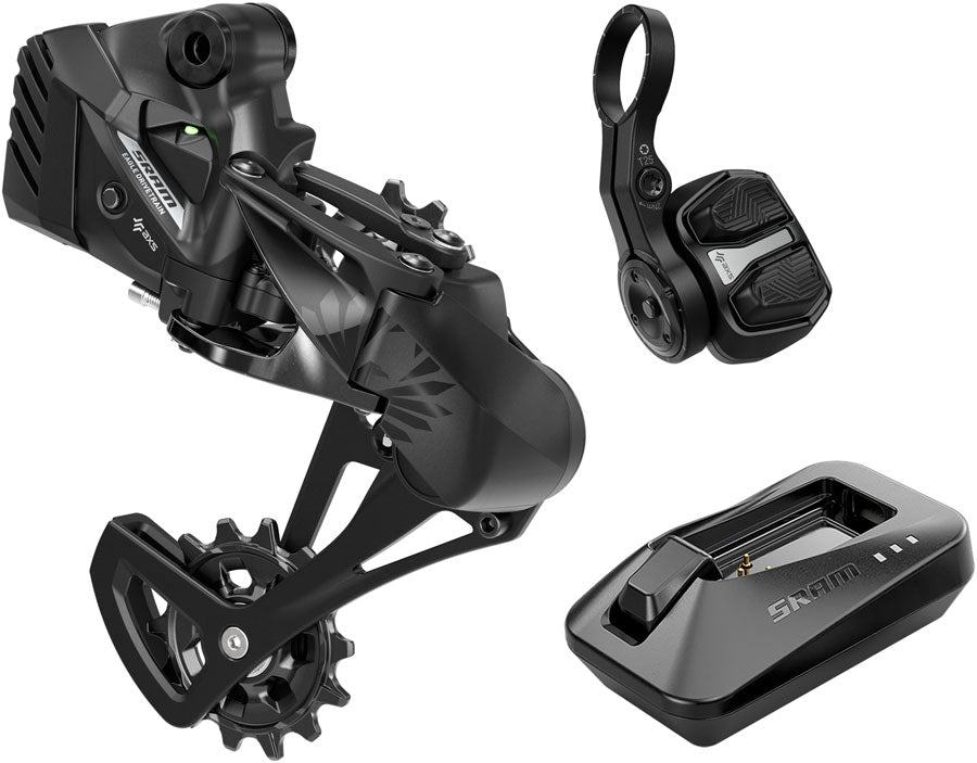 SRAM S500 Eagle AXS Upgrade Kit - Rear Derailleur W/Protector, AXS Battery, AXS POD Controller, Eagle Powerlock, MPN: 00.7918.419.000 UPC: 710845929960 Kit-In-A-Box Mtn Group S500 Eagle AXS Upgrade Kit