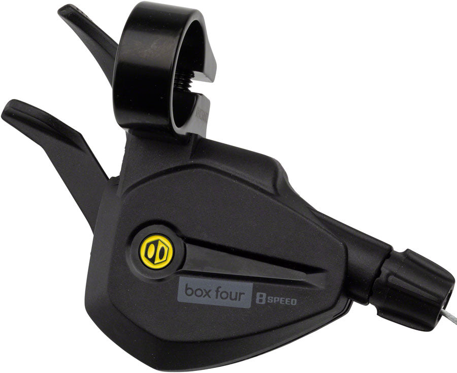 BOX Four Single Shift Shifter 8 Speed Black Shifter Flat Bar Right Worldwide Cyclery