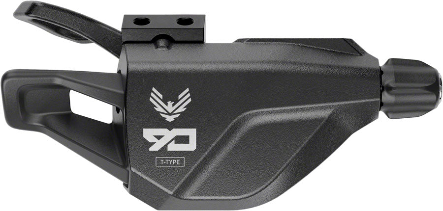 SRAM Eagle 90 T-Type Trigger Shifter - Rear, 12-Speed, Discrete Clamp, Black MPN: 00.7018.552.000 UPC: 710845905056 Shifter, Flat Bar-Right Eagle 90 T-Type Trigger Shifter