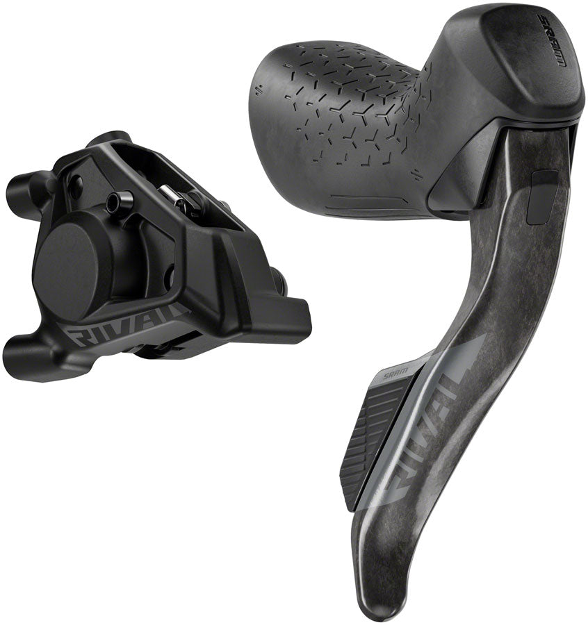 SRAM Rival eTap AXS HRD Shift/Brake Lever and Hydraulic Disc Caliper - Right/Rear, Flat Mount 20mm Offset, 1800mm Hose,