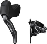 Shimano GRX BL-RX825 Brake Lever with BR-RX820 Hydraulic Disc Brake Caliper - Left/Front, Flat Mount Caliper, Black MPN: IRX8208DLF6SC100 UPC: 192790305622 Disc Brake & Lever GRX BL-RX825 Brake Lever with BR-RX820 Disc Brake Caliper