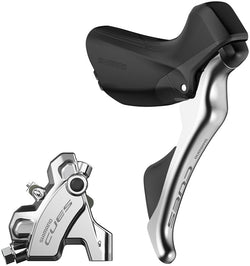 Shimano CUES ST-U6030 Shift/Brake Lever with BR-U6030 Hyd Disc Brake Caliper - Right/Rear, 10/11-Spd, Flat Mount, For MPN: IU60301DVRDRC170A UPC: 192790953908 Hydraulic Brake/Shift Lever, Drop Bar CUES ST-U6030 Shifter/Brake Lever with BR-U6030 Disc Brake Caliper