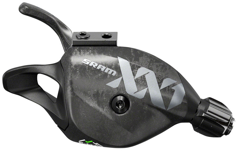 SRAM XX1 Eagle Trigger Shifter - Single Click, Rear, 12-Speed, Discrete Clamp, Lunar MPN: 00.7018.436.000 UPC: 710845853616 Shifter, Flat Bar-Right XX1 Eagle Shifter