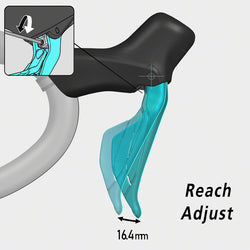 Shimano 105 ST-R7170-LE Di2 Shift/Brake Lever with BR-R7170 Hydraulic Disc Brake Caliper - Front, 2x, Flat Mount with MPN: IR7170DLF6SC100E UPC: 192790234823 Hydraulic Brake/Shift Lever, Drop Bar 105 ST-R7170 Di2 Shift/Brake Lever with BR-R7170 Disc Brake Caliper