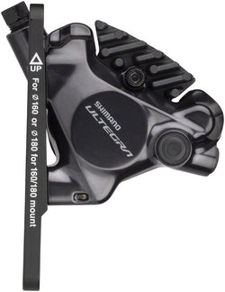 Shimano Ultegra ST-R8170A Di2 Shift/Brake Lever with BR-R8170 Hydraulic Disc Brake Caliper - Left/Front, 2x, Flat Mount, - Hydraulic Brake/Shift Lever, Drop Bar - Ultegra ST-R8170 Di2 Shift/Brake Lever with BR-R8170 Disc Brake Caliper