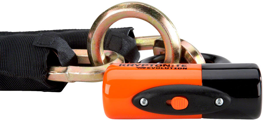 Catena Kryptonite New York noose 130cm e lucchetto disco EVS4 Catena Kryptonite New York noose 130cm e lucchetto disco EVS4
