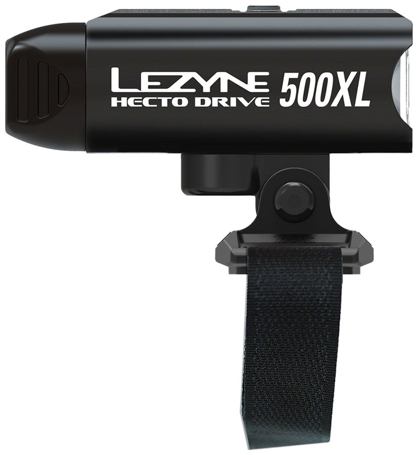 Lezyne Hecto Drive 500XL Rechargable Headlight - 500 Lumens, Black - Headlight, Rechargeable - Hecto Drive 500XL Helmet Light