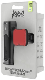 Knog Blinder 1000 Headlight/ Blinder Square Headlight/Taillight Set - Headlight & Taillight Set - Blinder 1000 Headlight/ Blinder Square Headlight/Taillight Set