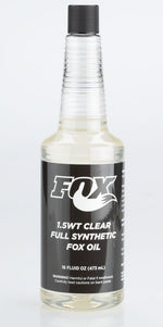 FOX 1.5 Weight Clear Seatpost Fluid, 16 oz MPN: 025-03-035 UPC: 611056142660 Suspension Oil and Lube Seatpost Fluid