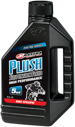 Maxima Racing Oils PLUSH Suspension Fluid 5 WT 16 fl oz MPN: 55-54916 UPC: 851211003713 Suspension Oil and Lube Suspension Oil and Lube