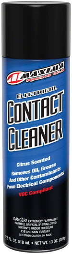 Maxima Racing Oils Citrus Electrical Contact Cleaner 17.5 fl oz Aerosol MPN: 72920 UPC: 851211003973 Degreaser / Cleaner Electrical Contact Cleaner