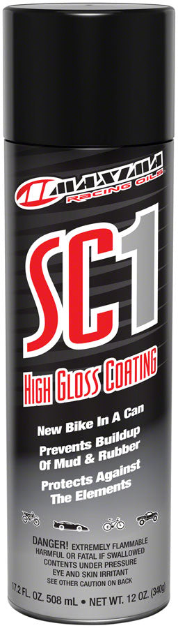 Maxima Racing Oils SC1 Clear Coat 17.2 fl oz Aerosol MPN: 78920 UPC: 851211004000 Degreaser / Cleaner SC1 Polish