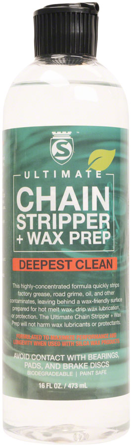 Silca Ultimate Chain Stripper and Wax Prep - 16oz MPN: AM-AC-050-ASY-0100 UPC: 810093162055 Degreaser / Cleaner Chain Stripper