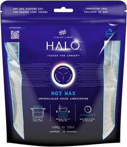 Finish Line HALO Hot Wax - 600g MPN: HB1040101 UPC: 036121973862 Lubricant HALO Hot Wax Chain Lube