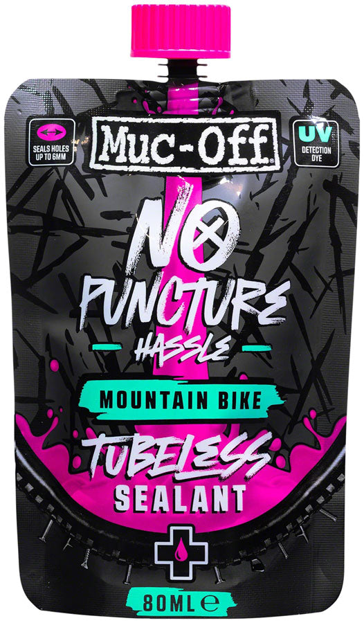 Muc-Off MTB Tubeless Tire Sealant - 80ml Pouch MPN: 21091 Tubeless Sealant MTB Tubeless Tire Sealant