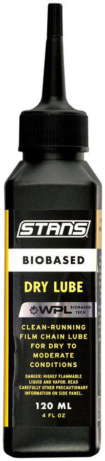 Stan's Biobased Dry Chain Lube, 120ml MPN: LC0002 UPC: 847746066101 Lubricant Biobased Dry Chain Lube