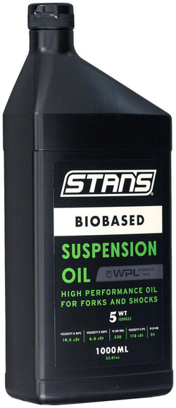 Stan's Biobased Suspension Oil - 5WT, 1L - Suspension Tool - Biobased Suspension Oil