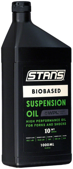 Stan's Biobased Suspension Oil - 10WT, 1L - Suspension Tool - Biobased Suspension Oil