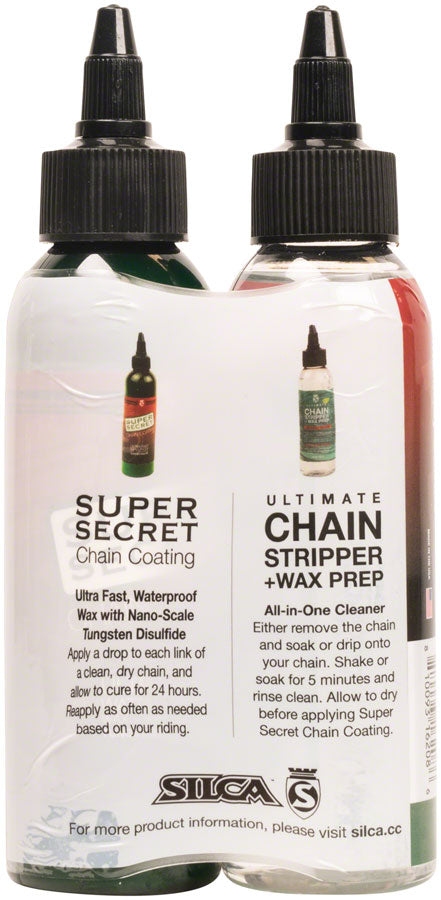 Silca Super Secret Wax Starter Pack - Super Secret Wax, Chain Stripper Bundle - Degreaser / Cleaner - Super Secret Wax Starter Pack