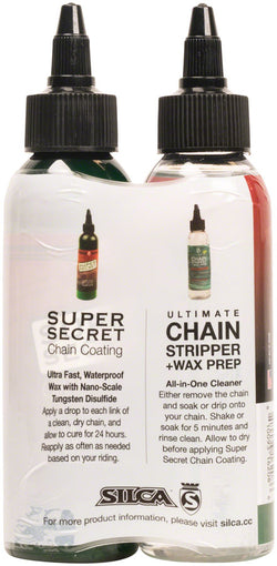 Silca Super Secret Wax Starter Pack - Super Secret Wax, Chain Stripper Bundle - Degreaser / Cleaner - Super Secret Wax Starter Pack