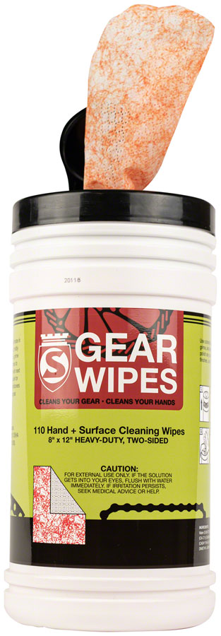 Silca Gear Wipes - 110pcs - Degreaser / Cleaner - Gear Wipes