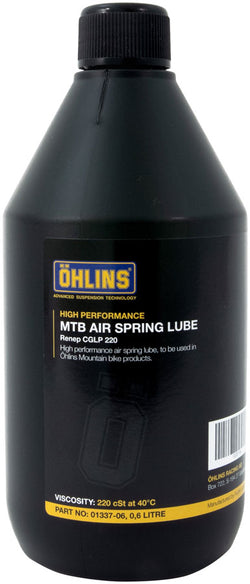 Ohlins Air Spring Lube - .6L MPN: 01337-06 UPC: 840153638787 Suspension Tool Air Spring Lube