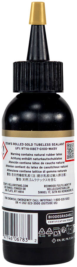 Stan's Rolled Gold Tubeless Sealant - 60ml - Tubeless Sealant - Rolled Gold Tubeless Sealant