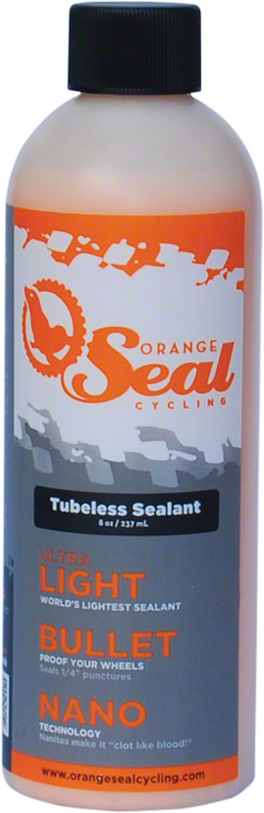 Orange Seal Tubeless Tire Sealant Refill - 8oz MPN: 60804 UPC: 810026608049 Tubeless Sealant Tubeless Tire Sealant