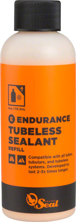 Orange Seal Endurance Tubeless Tire Sealant Refill - 4oz MPN: 60413 UPC: 810026604133 Tubeless Sealant Endurance Tubeless Tire Sealant