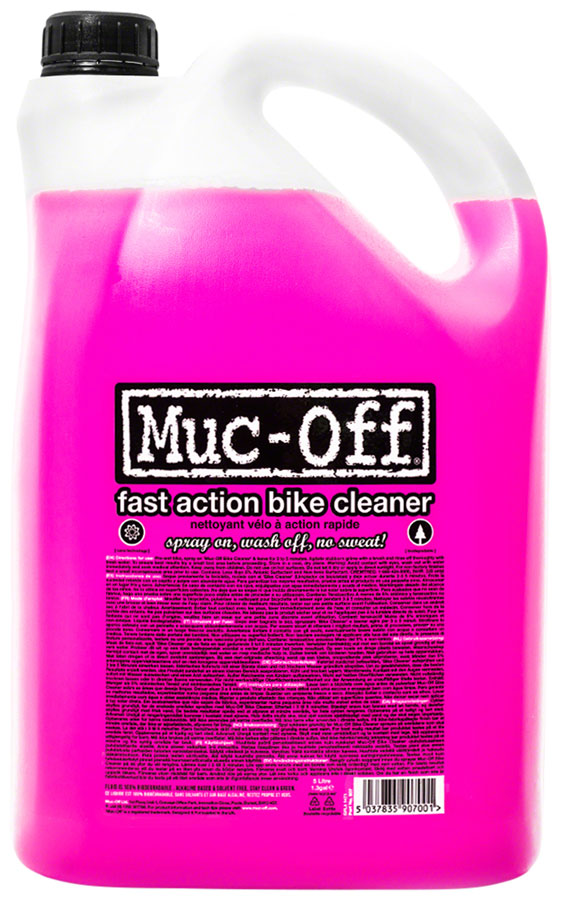 Muc-Off Nano Tech Bike Cleaner: 5L Pourable Bottle MPN: 907US Degreaser / Cleaner Nano Tech Cycle Cleaner