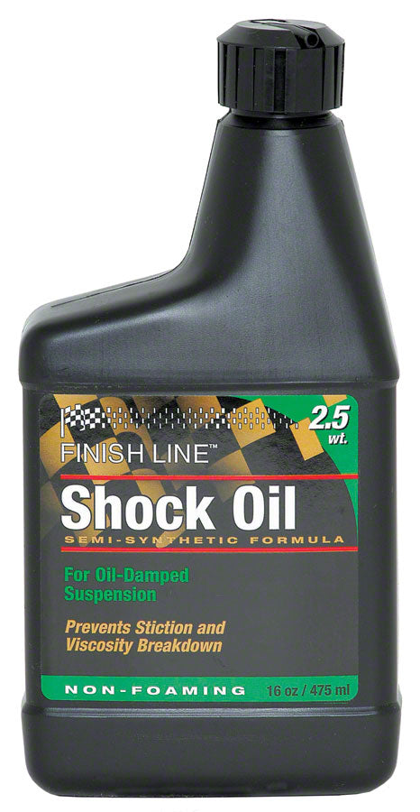 Finish Line Shock Oil 2.5 Weight, 16oz MPN: S00162501 UPC: 036121700109 Suspension Oil and Lube Shock Oil