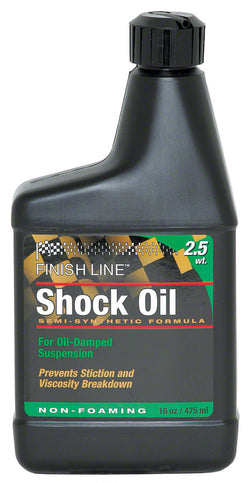 Finish Line Shock Oil 2.5 Weight, 16oz MPN: S00162501 UPC: 036121700109 Suspension Oil and Lube Shock Oil