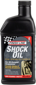 Finish Line Shock Oil 5 Weight, 16oz MPN: S00160501 UPC: 036121700116 Suspension Oil and Lube Shock Oil