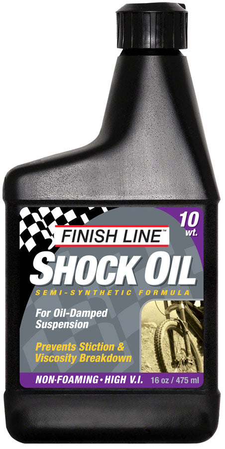 Finish Line Shock Oil 10 Weight, 16oz MPN: S00161001 UPC: 036121700130 Suspension Oil and Lube Shock Oil