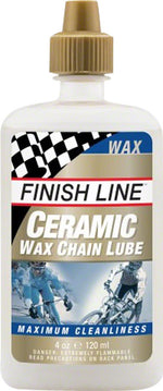 Finish Line Ceramic Wax Bike Chain Lube - 4oz, Drip MPN: CW0040101 UPC: 036121006058 Lubricant Ceramic Wax Bike Chain Lube