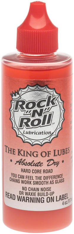 Rock-N-Roll Absolute Dry Bike Chain Lube - 4oz, Drip MPN: ABSOLUTE 4 UPC: 851880001010 Lubricant Absolute Dry Bike Chain Lube