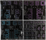FOX Fork and Shock Decal Kit - Blue Purple Flux MPN: 803-04-686 UPC: 821973528052 Sticker/Decal Fork and Shock Decal Kit